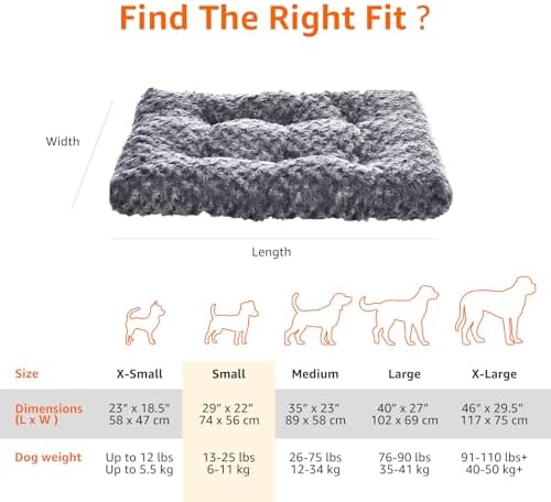 Amazon Basics Washable Cat and Dog Bed Crate Pad, Fits Medium Crates - Image 5
