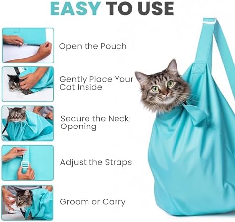 PurrFect Pouch The Original AS SEEN ON TV. The Comfy Cat Carrier Sling & - Image 5
