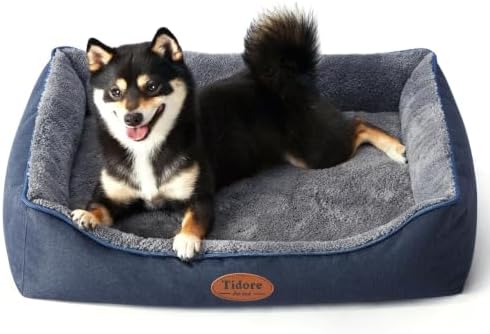 Tidore Orthopedic Dog Bed Medium Size Dog, Durable Egg Crate Foam Sofa Dog Bed by Tidore