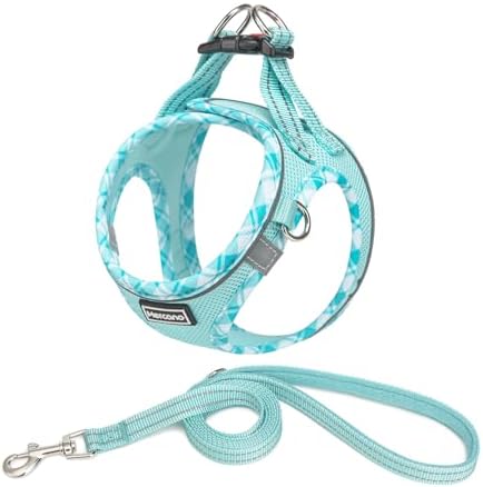 Mercano Soft Mesh Dog Harness and Leash Set, Step-in Reflective Breathable by Unknown