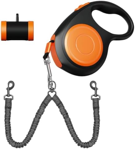 30FT Dual Retractable Dog Leash Leash by Unknown