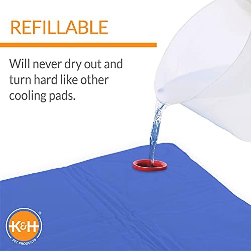 K&H Dog Cooling Mat, Coolin' Pet Pad, Large 36x20in Chill Blue - Image 4