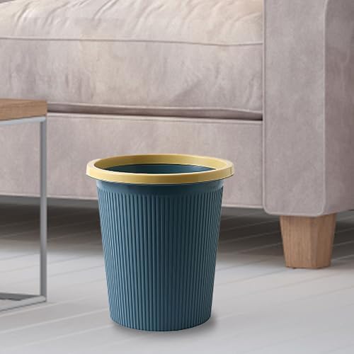 Bathroom Garbage Can, Lightweight Durable Striped Garbage Cans - Image 3