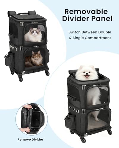 HOVONO Double-Compartment Cat Carrier Backpack - Image 2