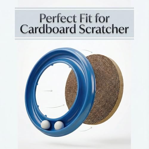 Cat Scratching Pad Cardboard Round Cat Scratcher Refill Replacement Scratch Pads - Image 2