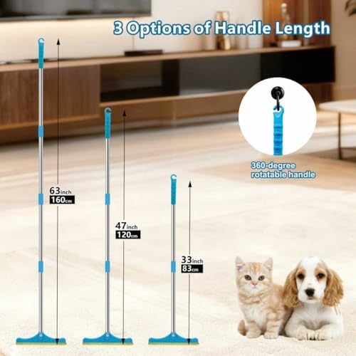 Premium Stainless Steel Pet Hair Removal Carpet Rake | Reusable Adjustable Pet - Image 2