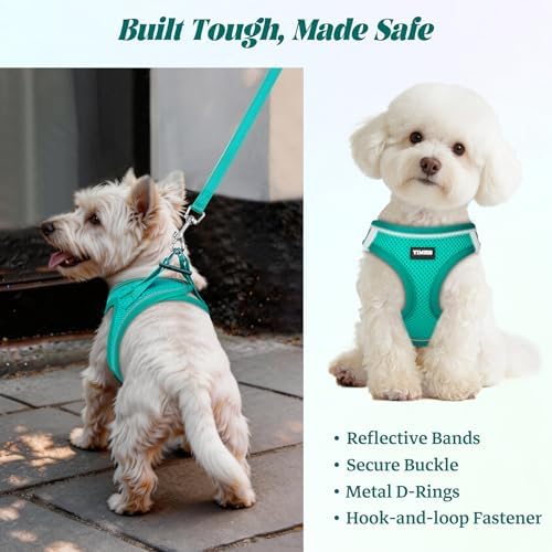 No Pull Dog Puppy Harness and Leash Set Reflective Mesh Vest Large - Image 4