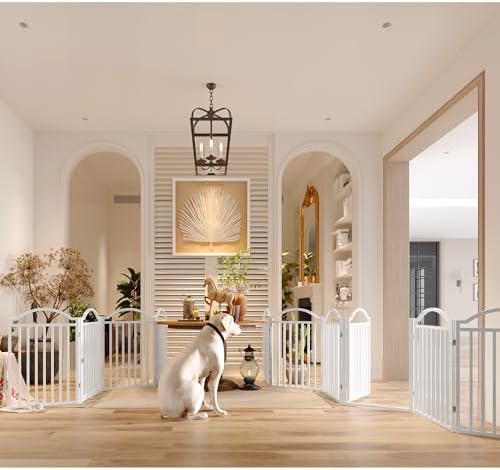 BHG Metal No-Assembly Freestanding Dog Gate - Image 3