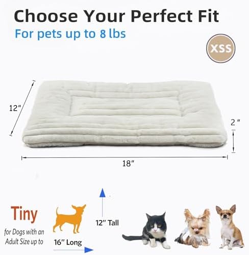 Pet Bed Extra Small 12 x 18 for Crate or Cage Fits Tiny Dogs And Indoor Cats - Image 5