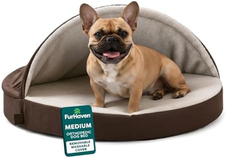 FurHaven Round Orthopedic Dog Bed by FurHaven