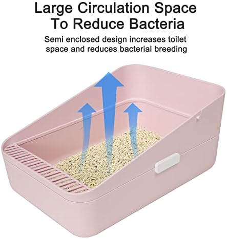 Sfozstra Small Cat Litter Box: Removable Tray - Image 2