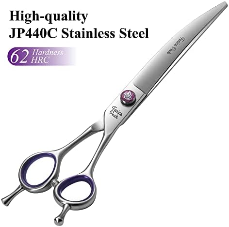7'' Curved Dog Grooming Scissors - Image 3