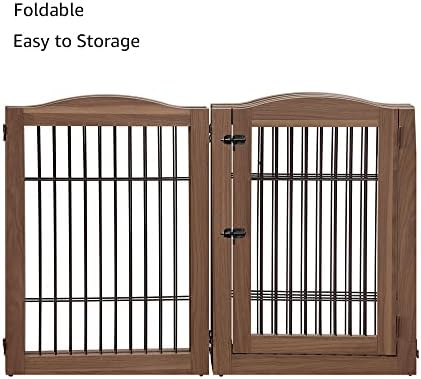 unipaws 132" Extra Wide Dog Gate and Pet Playpen - Image 6