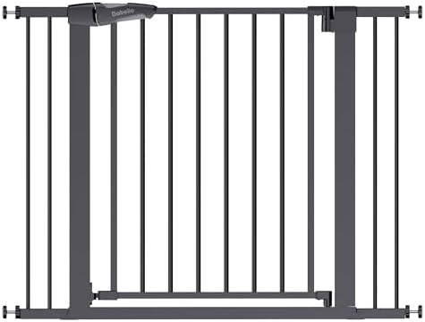 Babelio 29-43" Baby Gate for Stairs, PressGuard P7 Pet Gate by BABELIO