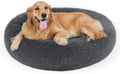 Dog Bed, Cat Calming Bed, Faux Fur Pillow Pet Donut Cuddler Round Plush Bed by DogBaby