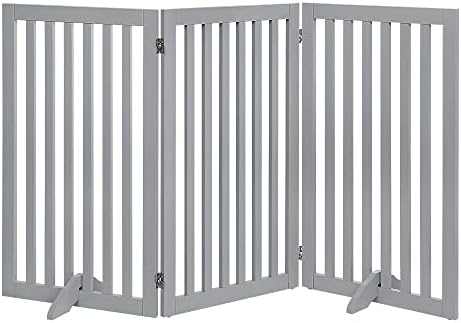 unipaws 36”H Free Standing Pet Gate by unipaws