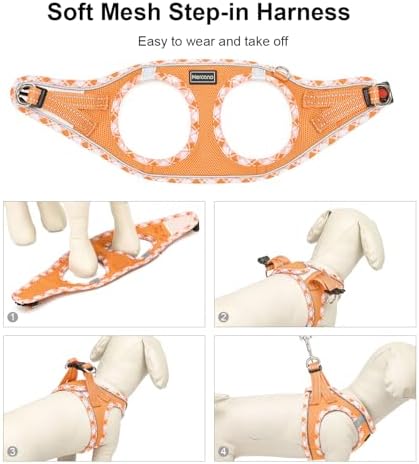 Mercano Soft Mesh Dog Harness and Leash Set, Step-in Reflective Breathable - Image 5