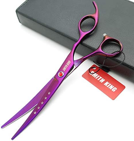 7.0in Professional Pet Grooming Scissors set, Straight & Thinning & Curved - Image 7