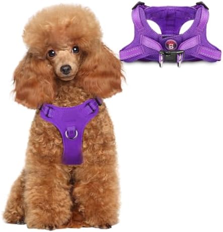 Dog Harness Step in Dog Vest Harness, Reflective Adjustable Puppy No Pull by BARKBAY