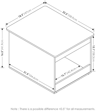 Furinno Peli Top Opening Litter Box Enclosure - Image 2