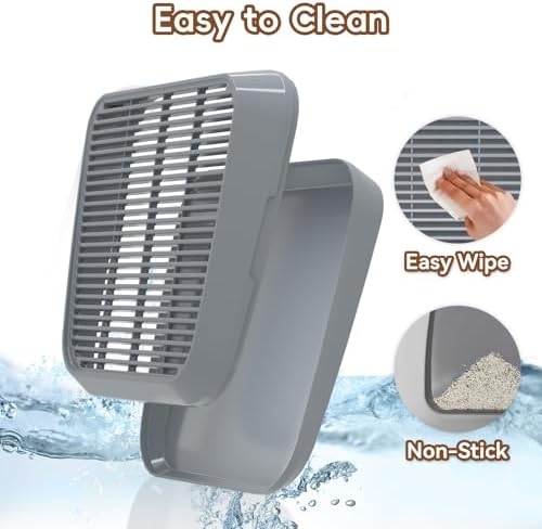 Elevated Litter Box Ramp/Steps for Kittens & Old Cats, Washable Litter Catcher - Image 5