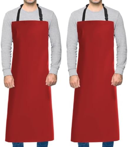 Homsolver 2 Pack Waterproof Dishwasher Rubber Adjustable Apron by Homsolver