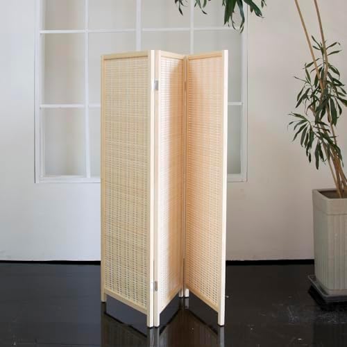 3 Panel Short Room Divider – 3.9 ft Tall Double-Side Folding Privacy Screen - Image 5