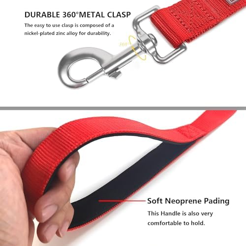 6 FT Reflective Dog Leash for Medium Dogs - Image 4