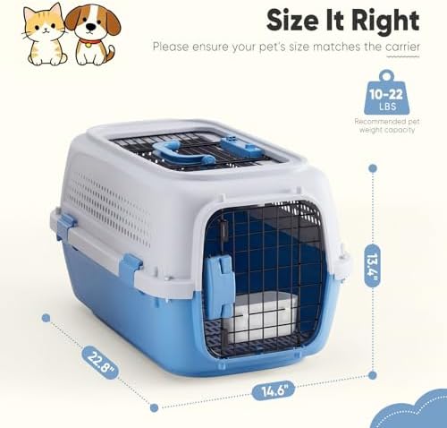 DUMOS 23" Hard-Sided Pet Carrier - Image 5