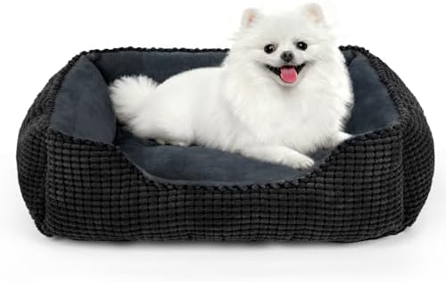 MIXJOY Dog Beds for Medium Dogs Washable, Rectangle Pet Bed Medium Size Dog by MIXJOY