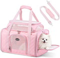 Pet Carrier Airline Approved 18x13x9.5 in, Soft-Sided Top-Expandable by Carrytip