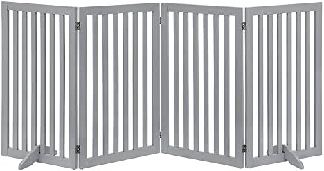 unipaws 36”H Free Standing Pet Gate by unipaws
