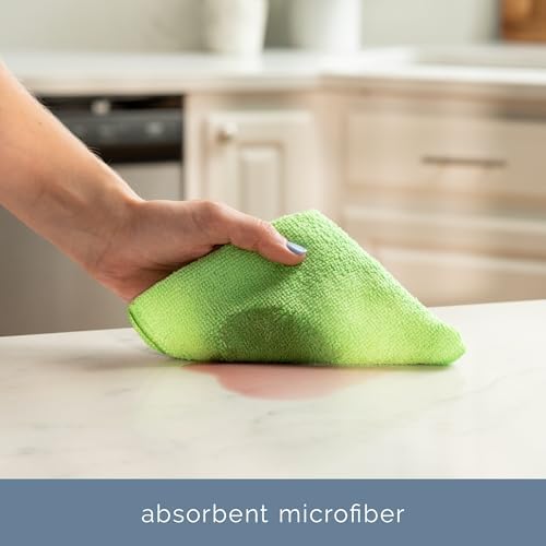 S&T INC. Microfiber Cleaning Cloth, 200 Pack, 11.5" x 11.5" - Image 2
