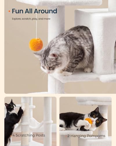 SONGMICS HOME Cat Tree for Indoor Cats - Image 5