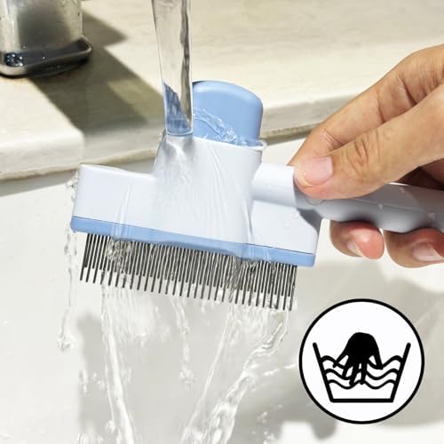 Cat Comb Pet Comb Self Cleaning Upgraded Cat Brush - Image 4