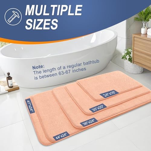OLANLY Thick Memory Foam Bathroom Rugs 30x20, Absorbent Bath Mat - Image 5