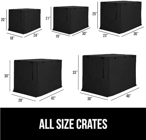 GORILLA GRIP Dog Crate Covers, Wire Kennel Topper, 30 in - Image 3