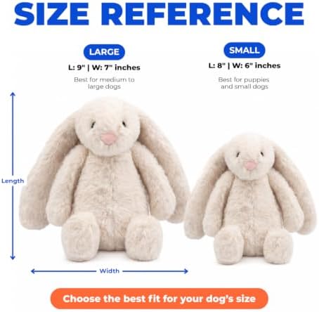 Best Pet Supplies Bunny Buddy Squeaky Plush Dog Toy - Image 6