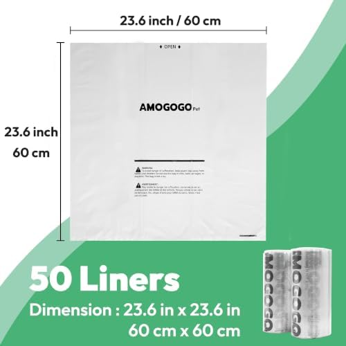 Waste Bags, Compatible with Litter Robot 4/5/3, 50 Pack Liners - Image 4