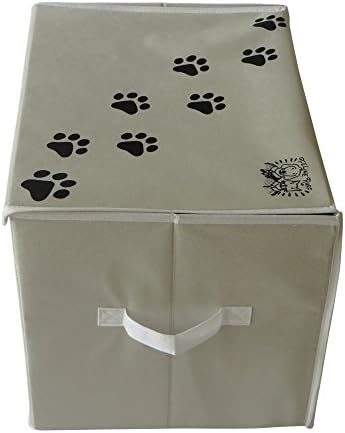 Feline Ruff Large Dog Toys Storage Box. 16" x 12" inch Pet Toy Storage Basket - Image 4