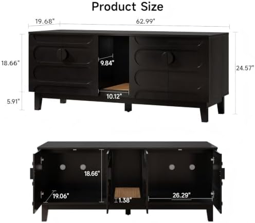 ONBRILL 63" Cat Litter Box Enclosure - Image 2