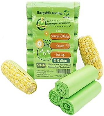 8 Gallon Trash Bags, Inwaysin Garbage Bags Compatible - Image 2