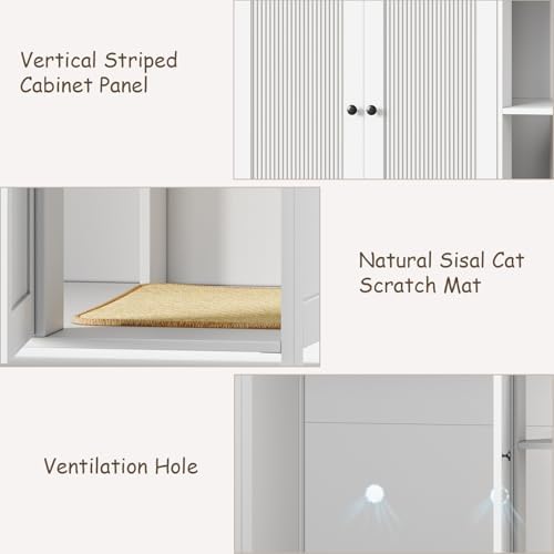 Large Cat Litter Box Enclosure for Automatic Litter Boxes, Hidden Litter Box - Image 6