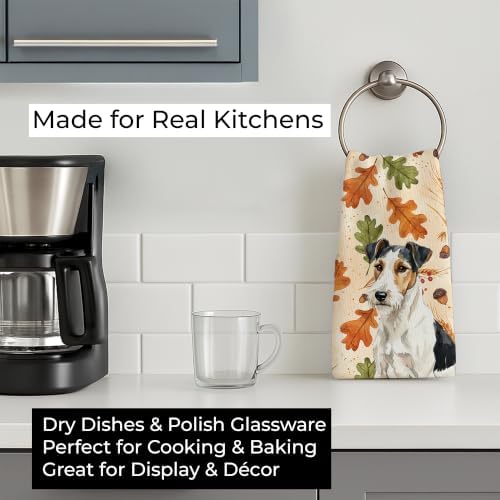 Caroline's Treasures Smooth Fox Terrier Dogs Kitchen Towel 15x25 in - Image 3