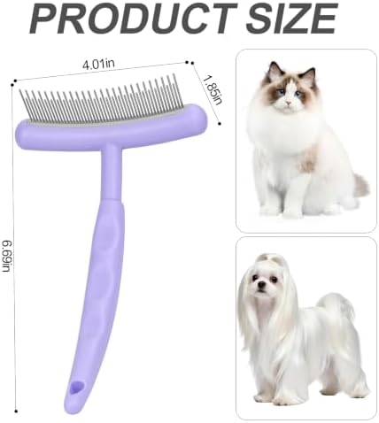 Stainless Steel Pet Dematting Deshedding Brush, Pet Grooming Tool - Image 5