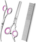 GLADOG Professional 4 in 1 Dog Grooming Scissors Set by GLADOG