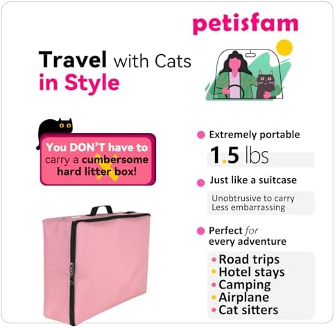Travel Light with Portable Cat Litter Box Without Any Mess. Ultra-Lightweight - Image 2