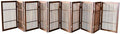 Urnporium Pet Dog Gate Freestanding, Strong Durable Folding Wooden Fence by Urnporium