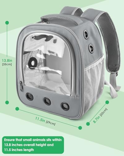 DBNESS Guinea Pig Carrier Backpack, Portable Rabbit Travel Carring Bag - Image 2