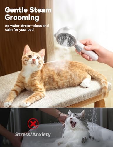 Cat Steam Brush, Brushes for Indoor Cats - Image 4